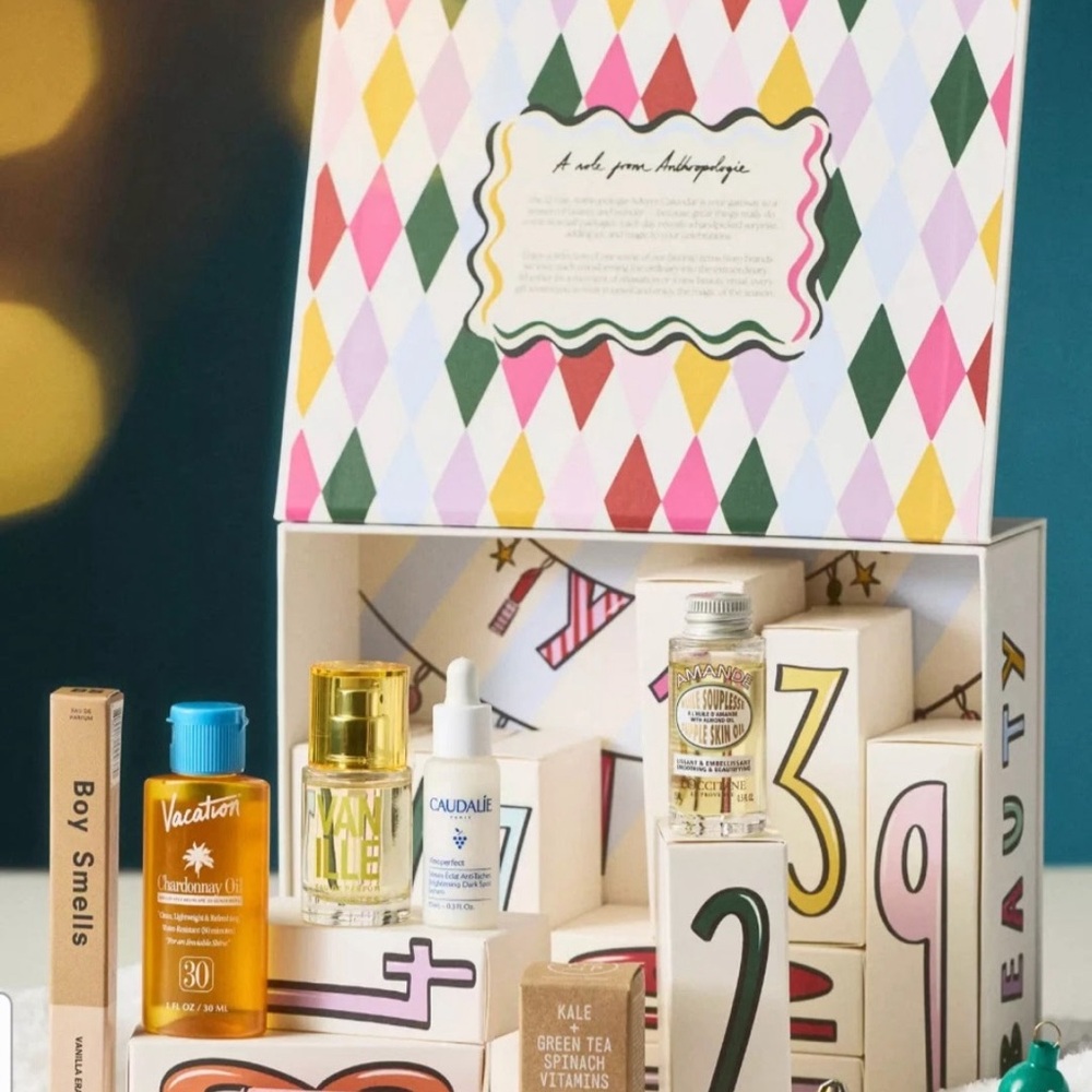 🎄🎄💄 2025 Brand New Unwrapped Anthropologie Beauty Advent calendar 🎄💄🎄